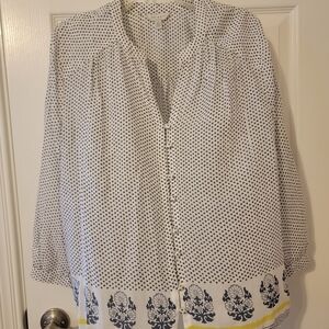 Lucky Brand silk blouse